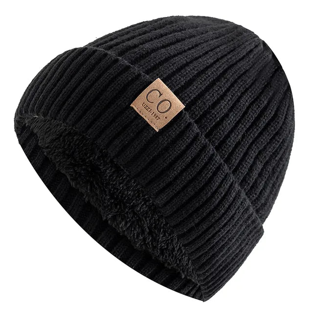 Two-Tone Winter Knitted Unisex Beanie