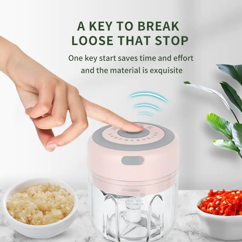 Wireless Electric Garlic Masher