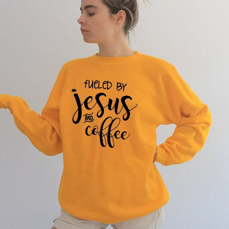 Fueled By Jesus and Coffee Sweatshirt