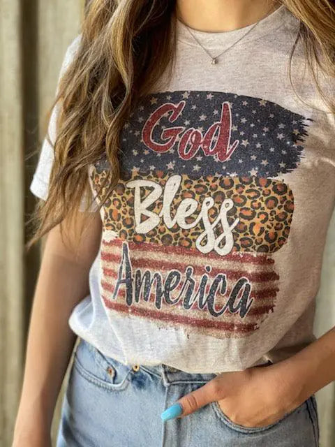 God Bless America Women's Shirt