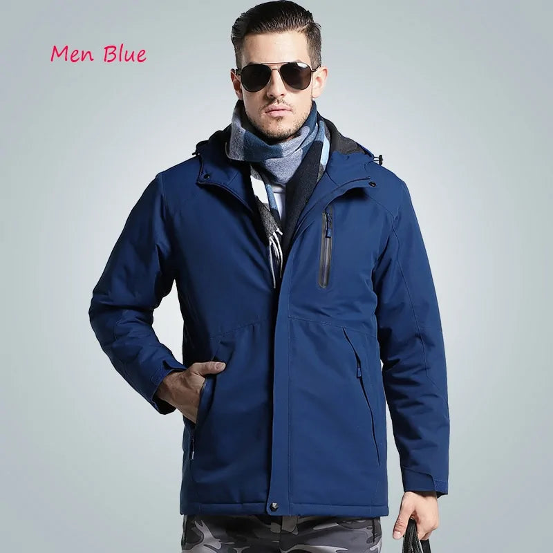 Men/Women's Thick USB Heating Cotton Jackets